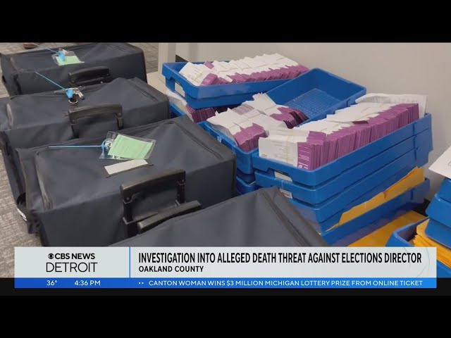 Oakland County Director of Elections allegedly threatened by a man during a ballot recount