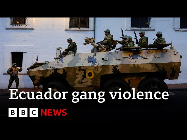 Ecuador: Violence leaves streets empty in 'armed internal conflict' - BBC News