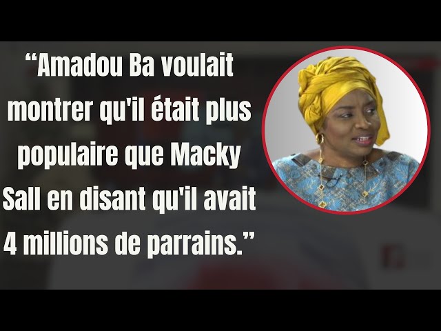 Mimi Touré lance des piques à Amadou Ba