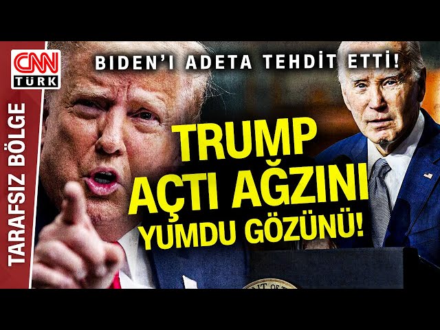 ABD'de Seçim Savaşları! Trump'tan Biden'a Apaçık Tehdit: "Sana Da Dokunurlar!&qu