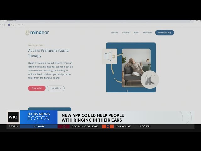 New app could help people suffering from tinnitus tune out ringing in ears