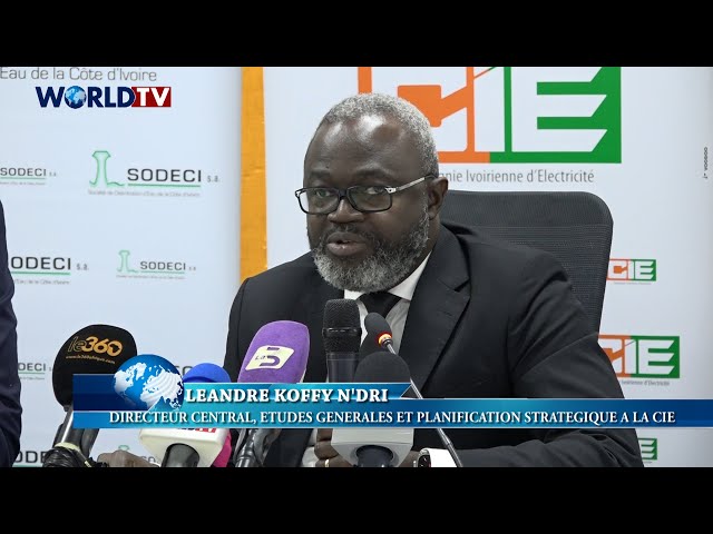 Côte d'Ivoire - Fourniture d'Electricité : Léandre Koffy N'DRI présente la CIE à la p