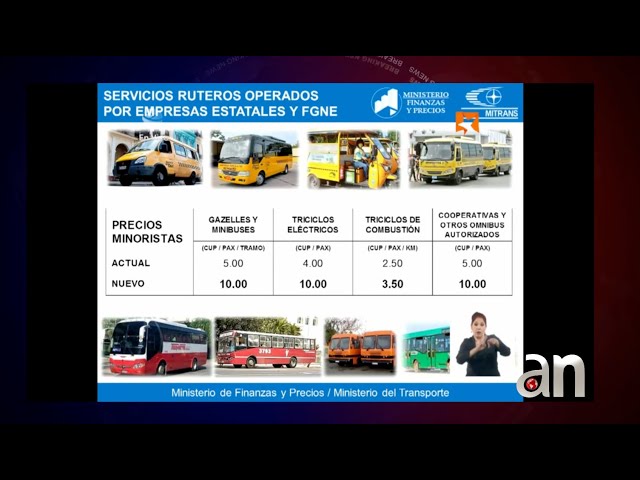 Cuba sube de manera drástica los precios de los ómnibus interprovinciales, trenes y aviones