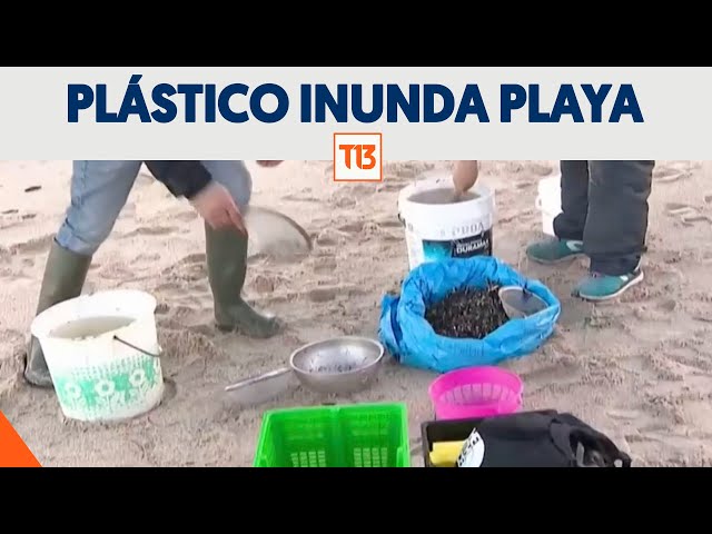 Pellets de plástico invaden playa española / El Tiempo en Tus Manos