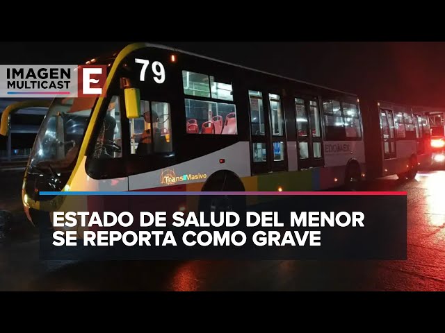 Emilio salió por el pan en Ecatepec y un conductor del Mexibús lo atropelló