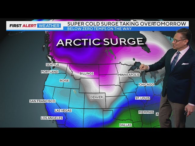 Several surges of Arctic air and snow set to hit Colorado