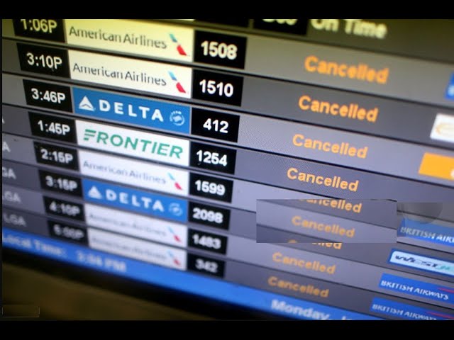 Retrasos y cancelaciones en el aeropuerto de Miami debido a condiciones meteorológicas severas