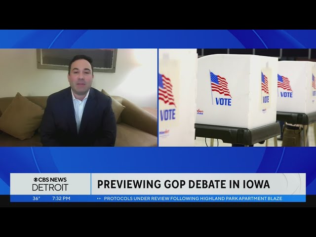 Previewing the Republican Party presidential debate in Iowa