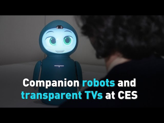 Companion robots and transparent TVs at CES