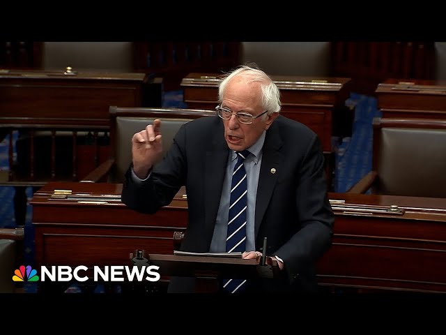 Sanders says U.S. is ‘complicit’ in Gaza deaths