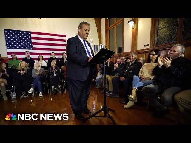 Chris Christie suspends campaign for 2024 presidential race