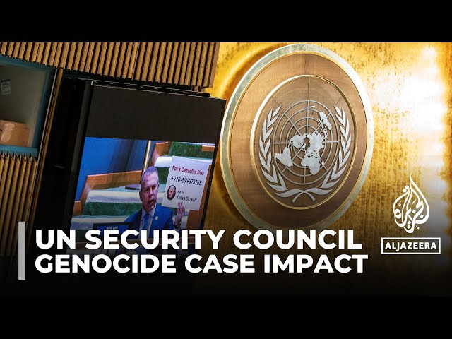 South Africa's ICJ case hopes to break UN Security Council deadlock on Gaza ceasefire