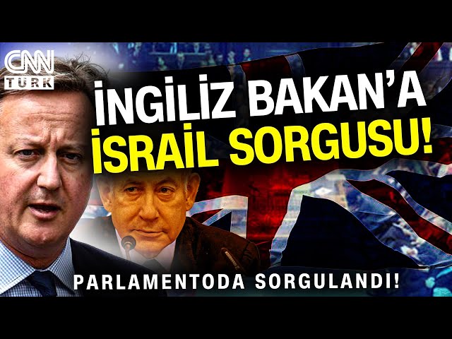 İngiliz Bakanın Parlamentoda Zor Anları! David Cameron "İsrail" Sorgusuna Çekildi! #Haber