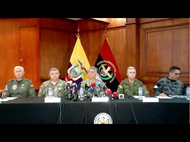 Primer balance de  Fuerzas Armadas de Ecuador: cinco terroristas fueron abatidos y hay 329 detenidos