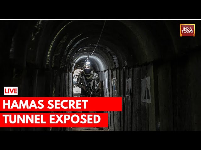 Israel Hamas War Live News: Israeli Force Exposes Gaza's Largest Tunnel | India Today Live