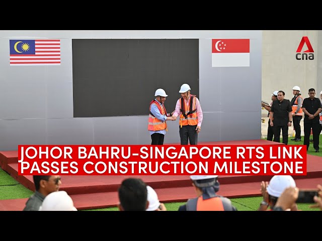 Johor Bahru-Singapore RTS Link passes construction milestone