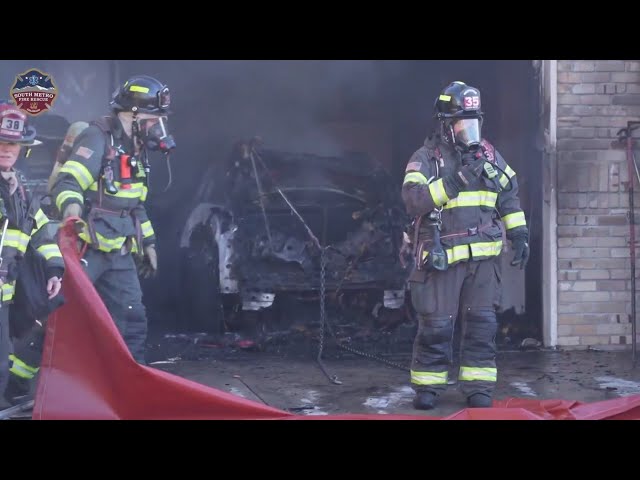 EV Jaguar blamed for starting garage fire in Colorado