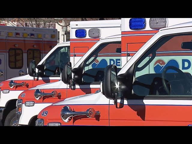 Denver Health receives "historic" ambulance fleet, thanks to a patient