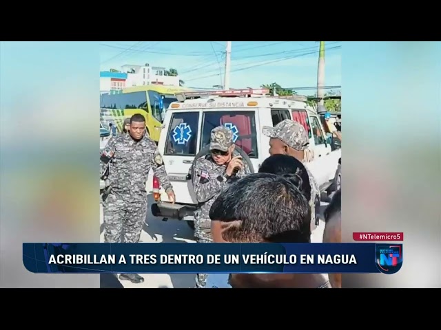 Acribillan a tres hombres dentro de un vehículo en Nagua