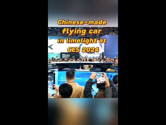 Chinese-made flying car in limelight at CES 2024