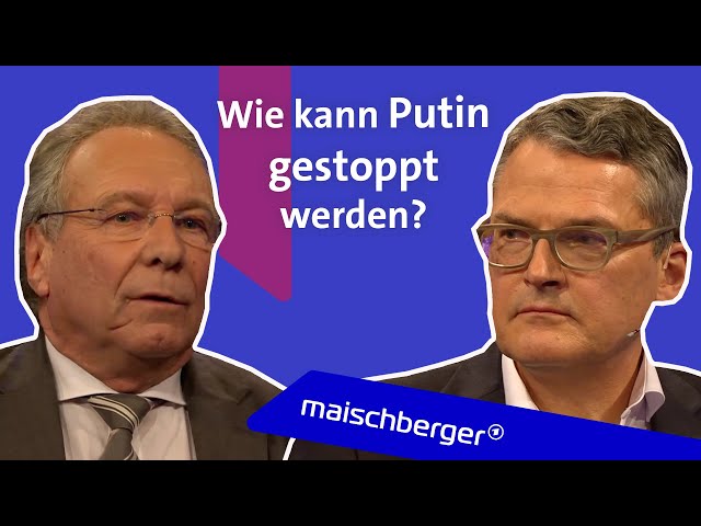 Roderich Kiesewetter und Klaus Ernst diskutieren über den Krieg in der Ukraine | maischberger