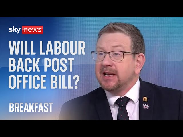 Labour will back Post Office bill 'if it meets the test of justice'