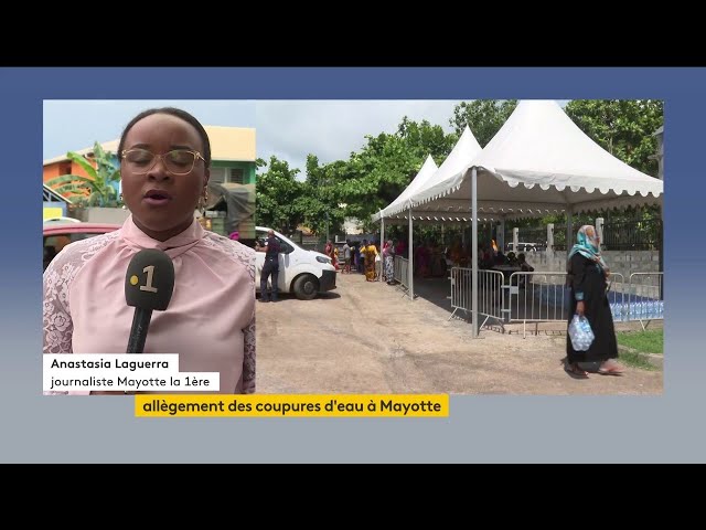 Allègement des coupures d'eau à Mayotte