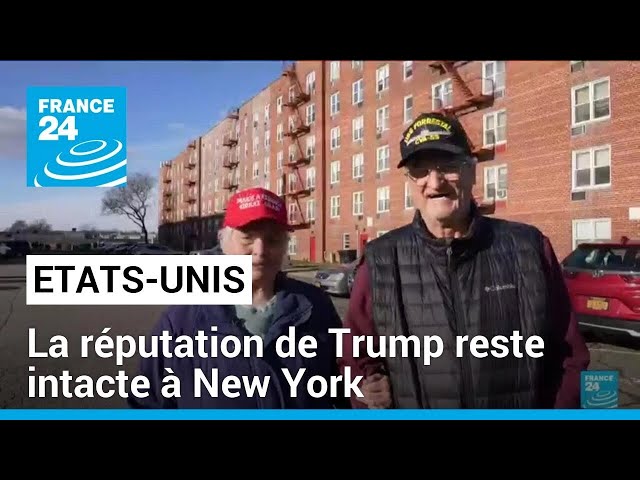 Présidentielle aux Etats-Unis : la réputation de D. Trump reste intacte à New York • FRANCE 24