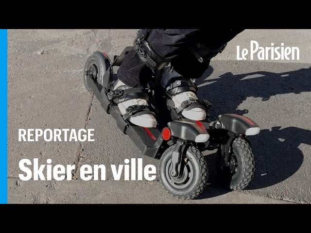 CES de Las Vegas : « Skwheel one », les premiers skis électriques tout-terrain made in France