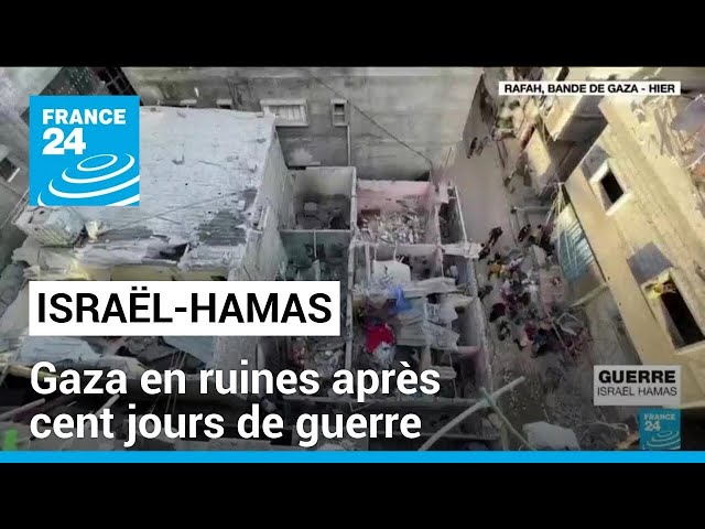 Israël-Hamas : les habitants de Gaza épuisés et terrorisés par cent jours de guerre