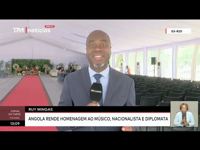 Ruy Mingas - Angola rende homenagem ao músico, Nacionalista e Diplomata