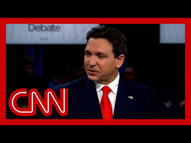 DeSantis reacts to criticism for not going after Trump more during debate