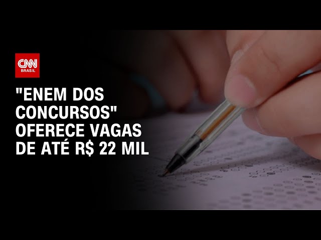 "Enem dos concursos" oferece vagas de até R$ 22 mil | CNN NOVO DIA