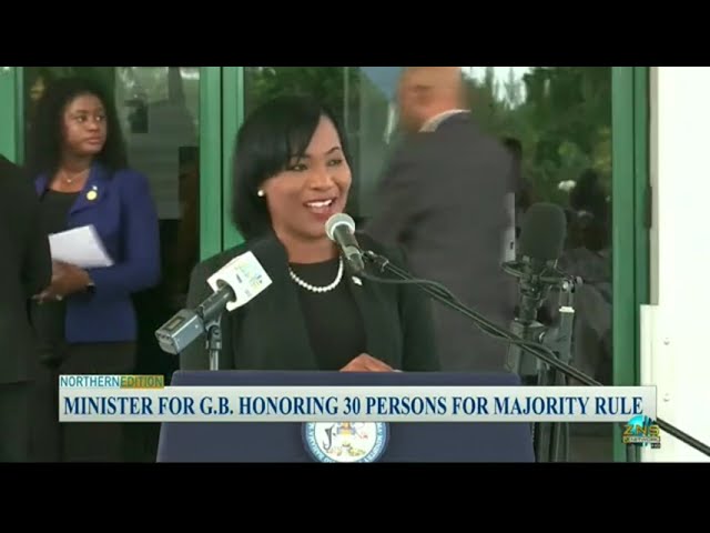 Minister For GB Honouring 30 Persons For Majority Rule