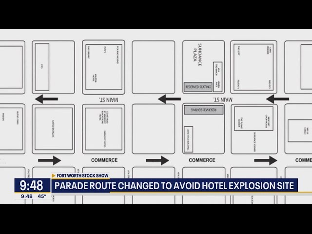 FW parade route changed to avoid hotel explosion site