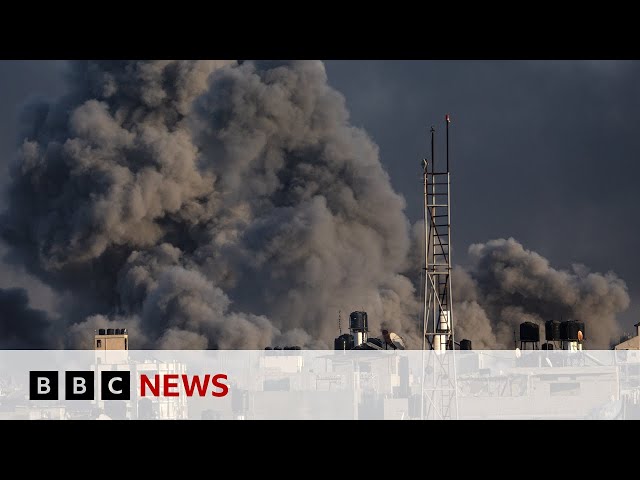 Israel continues bombardment of southern Gaza | BBC News