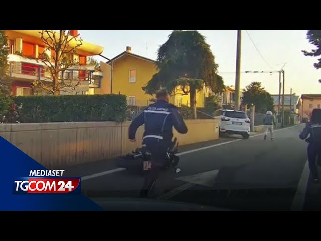 Bergamo, spacciatore inseguito dai vigili urbani: la fuga è rocambolesca