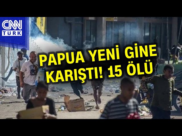 ⁣Papua Yeni Gine Karıştı! Maaşlarında Kesintiye Gidilen Polisler İsyan Çıkardı #Haber