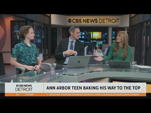 ⁣Ann Arbor teen baking his way to the top