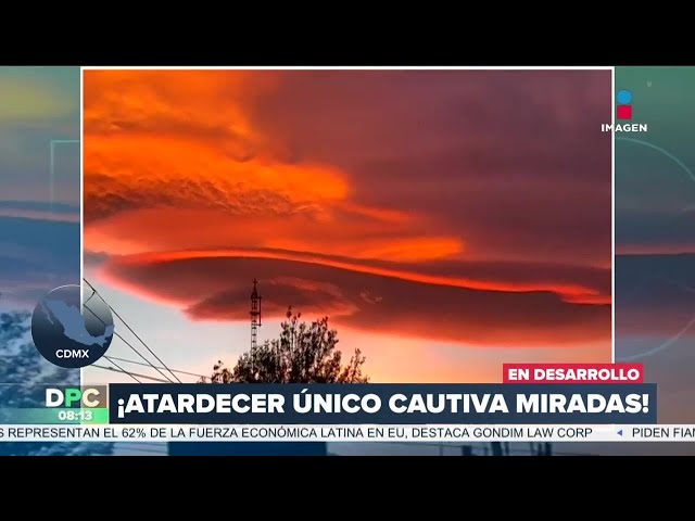 Atardecer cautiva la mirada de los mexicanos