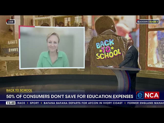 Back to school | 50% of consumers don't save for education expenses