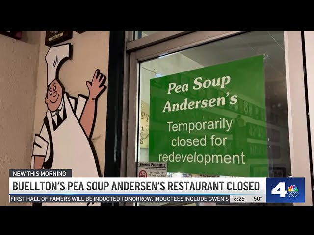 Pea Soup Andersen's temporarily closed in Buellton