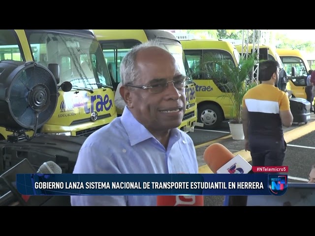 Sistema transporte estudiantil en Herrera tendrá sistema de inclusión a estudiantes discapacitados