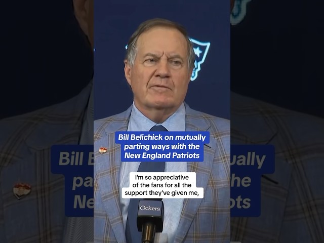 Bill Belichick says he'll "always be a Patriot" as he leaves New England #shorts