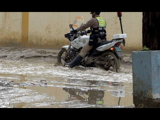 Tumbes: Comisaría termina inundada ante las constantes lluvias