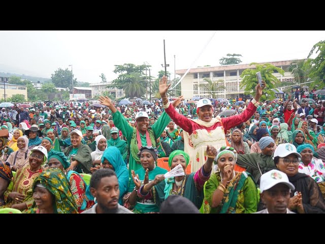 Vote2024Grand meeting de Bourhane Hamidou à Moroni place Ajao | Al Comorya