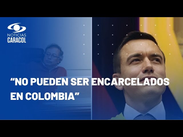 ¿Líos diplomáticos entre Colombia y Ecuador por eventual expulsión de 1.500 presos?