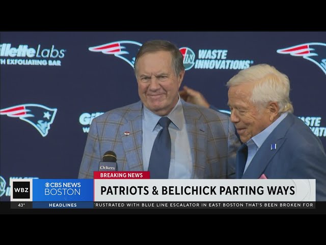 Bill Belichick leaves New England Patriots after agreeing to "part ways" with Robert Kraft