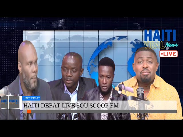 En Direct:Haiti Debat Live 11 Janvier 2024 sou Scoop FM Avec Garry P.P.Charles,Marco,Val et Campane