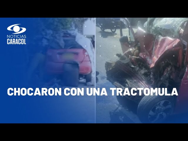 Por violento accidente en Palmira mueren dos abuelitos: tres niños y su madre sobrevivieron